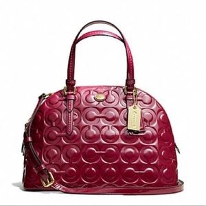 Coach Peyton Domed Satchel Purse bag